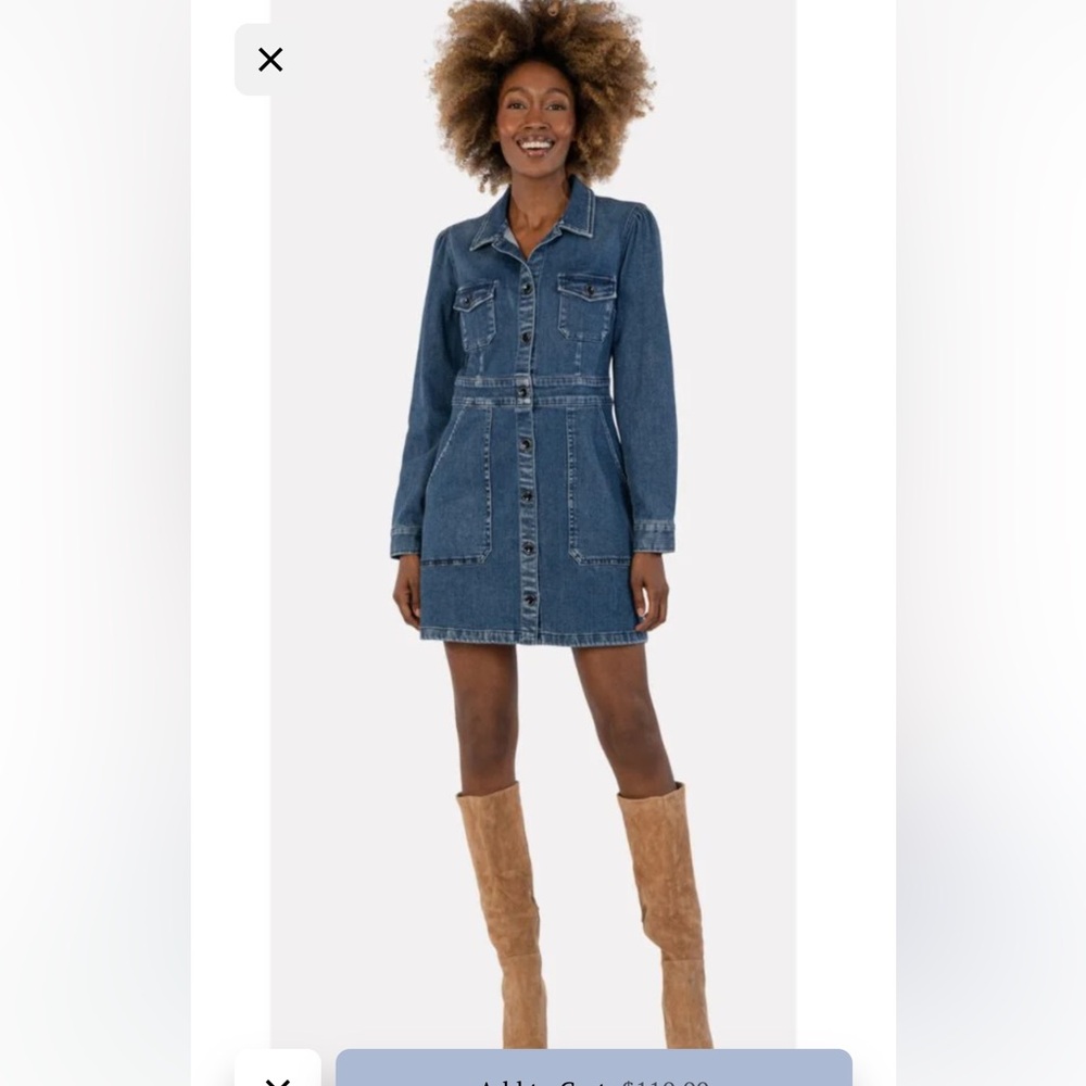 EUC KUT denim dress